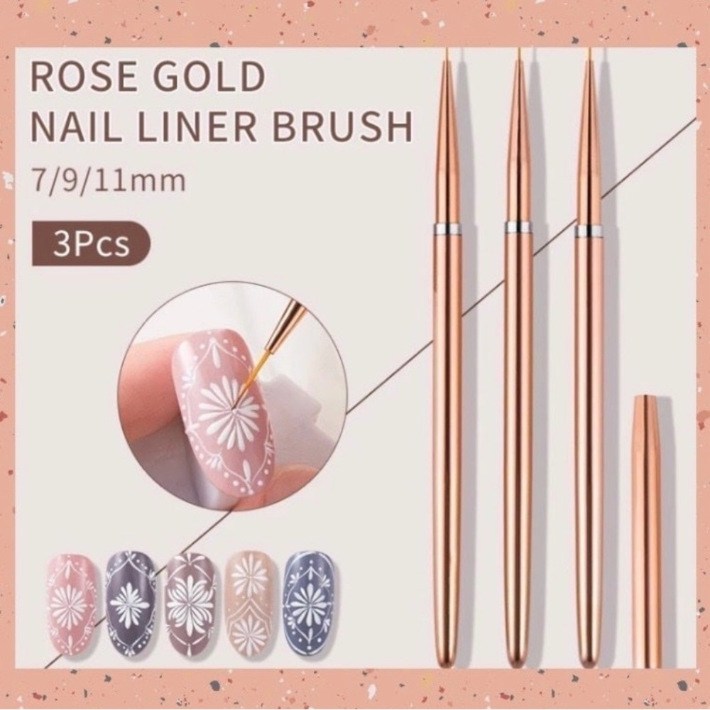 NAIL ART BRUSH SET (3)